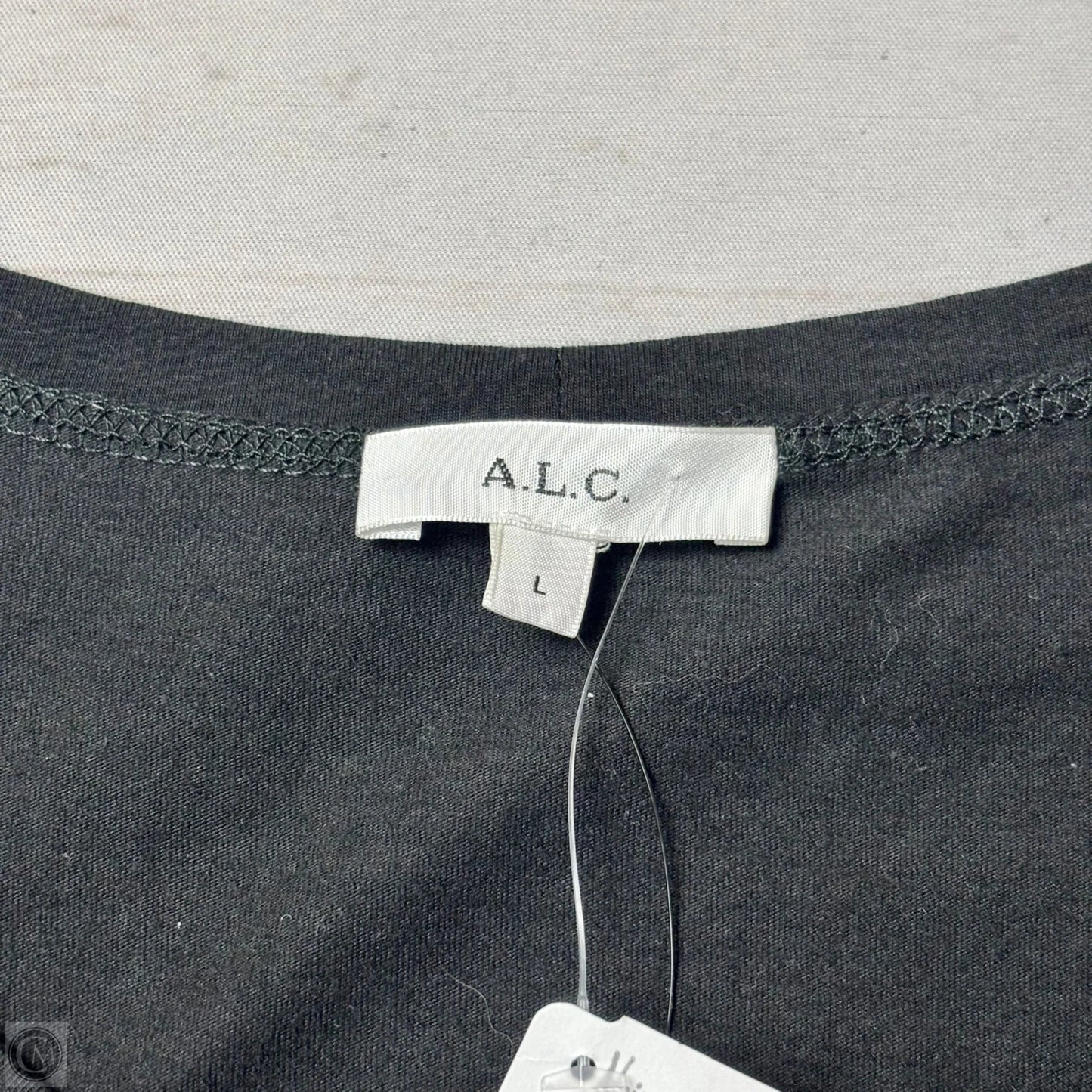 Top Long Sleeve By Alc In Black, Size: L