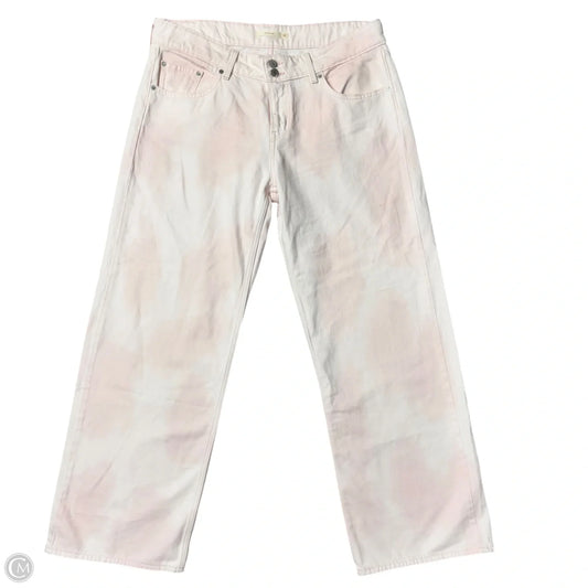 Jeans Wide Leg By Levis In Pink, Size: 14