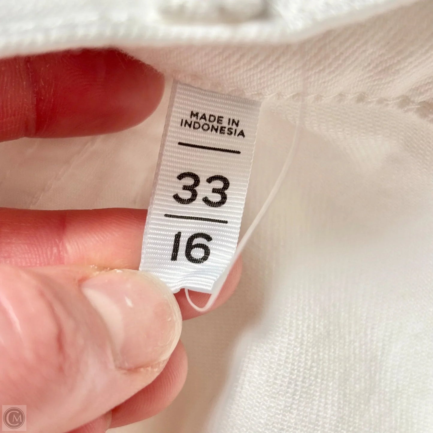 Shorts By Loft In White Denim, Size: 16