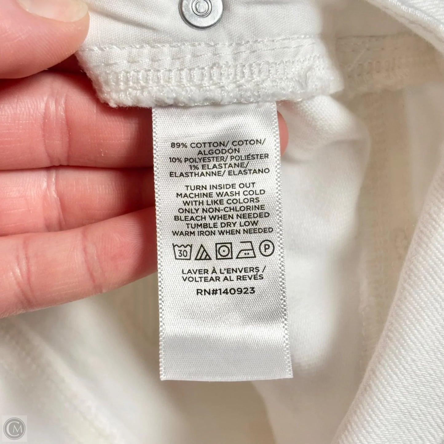 Shorts By Loft In White Denim, Size: 16