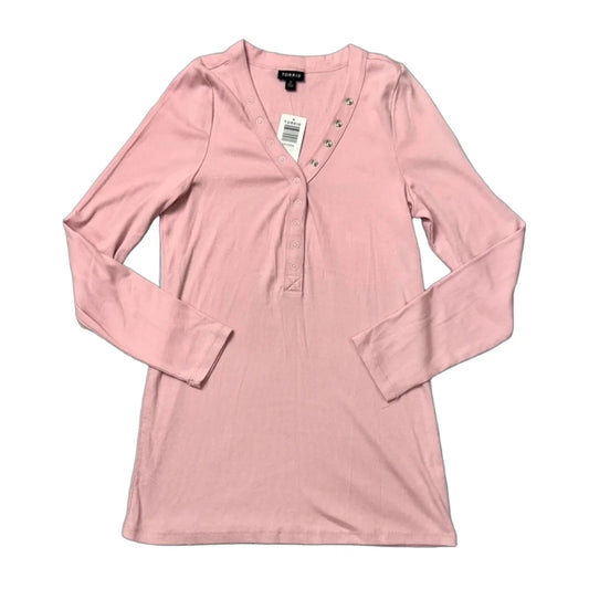 Top Long Sleeve By Torrid In Pink, Size: L