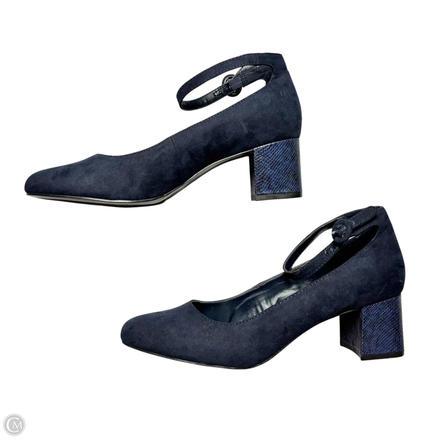 Shoes Heels Kitten By Bandolino In Navy, Size: 10
