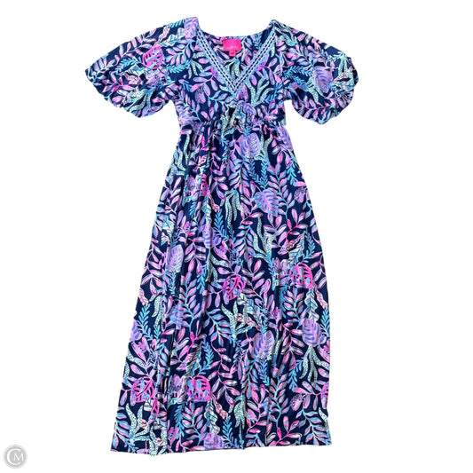 Dress Designer By Lilly Pulitzer In Navy, Size: M