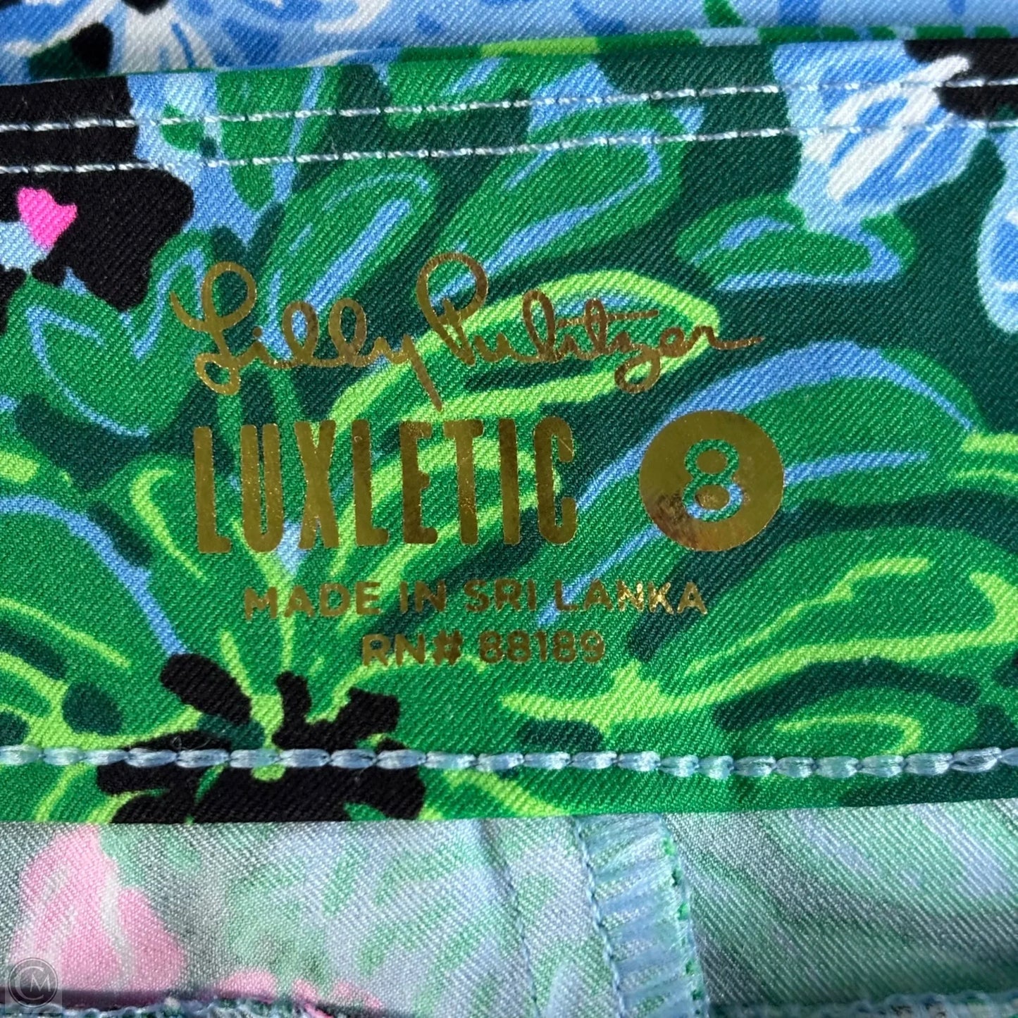 Pants Designer By Lilly Pulitzer In Floral Print, Size: 8