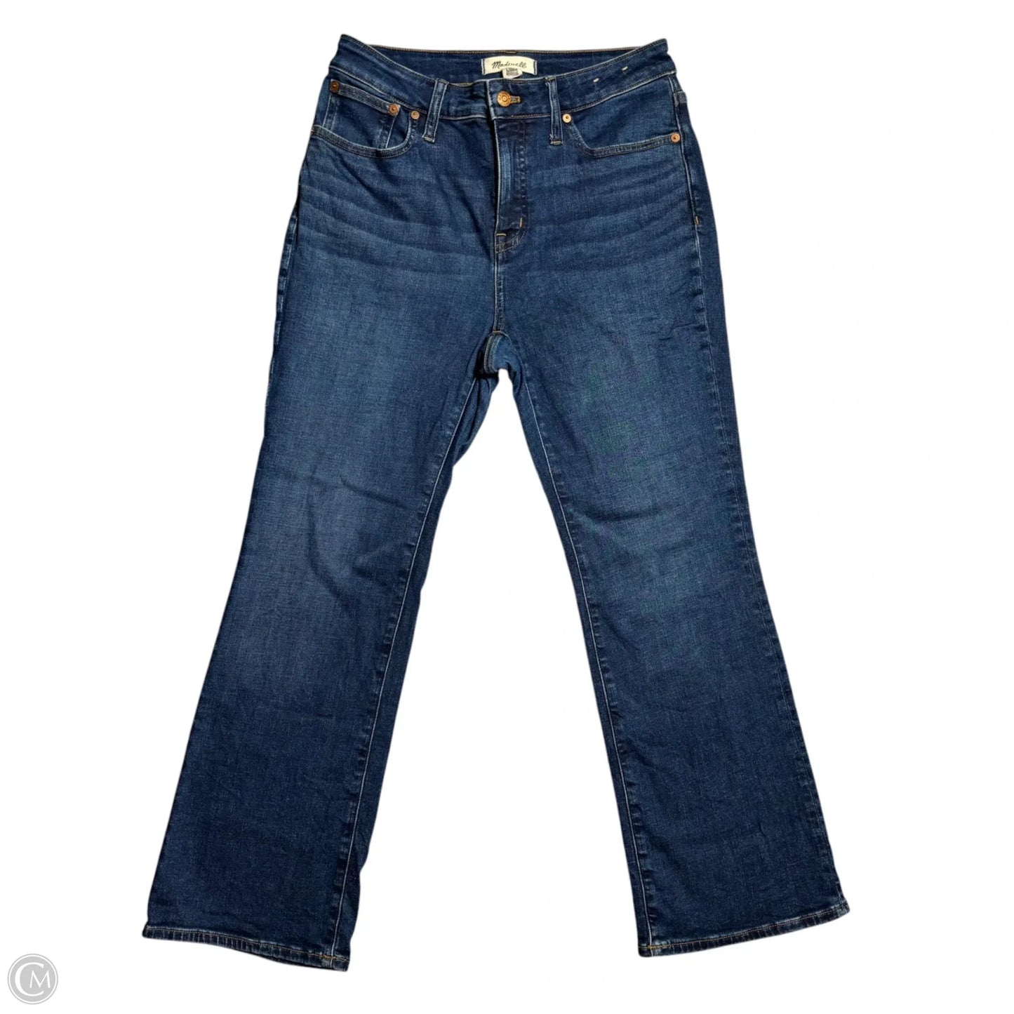 Jeans Boot Cut By Madewell In Blue Denim, Size: 8