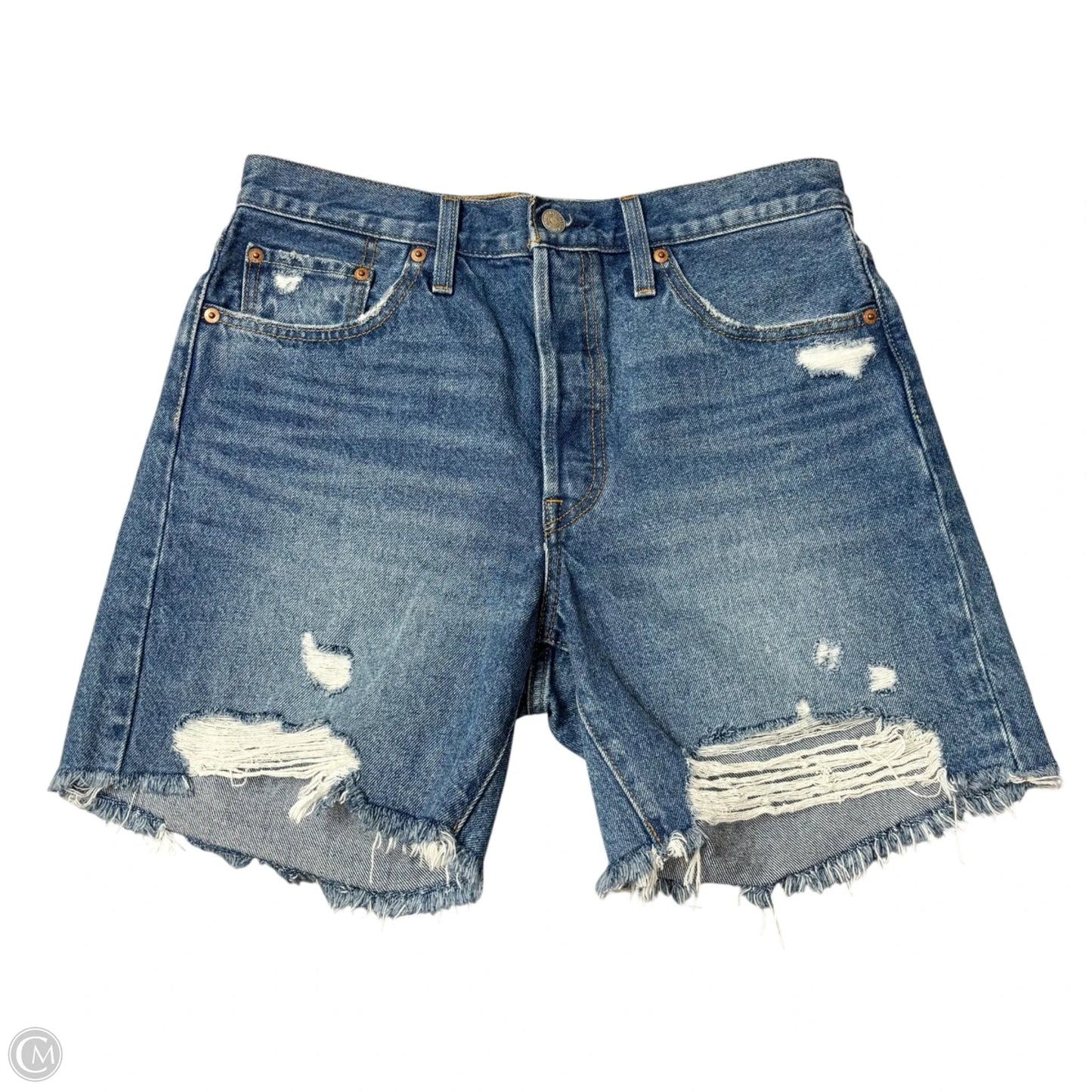 Shorts By Levis In Blue Denim, Size: 8