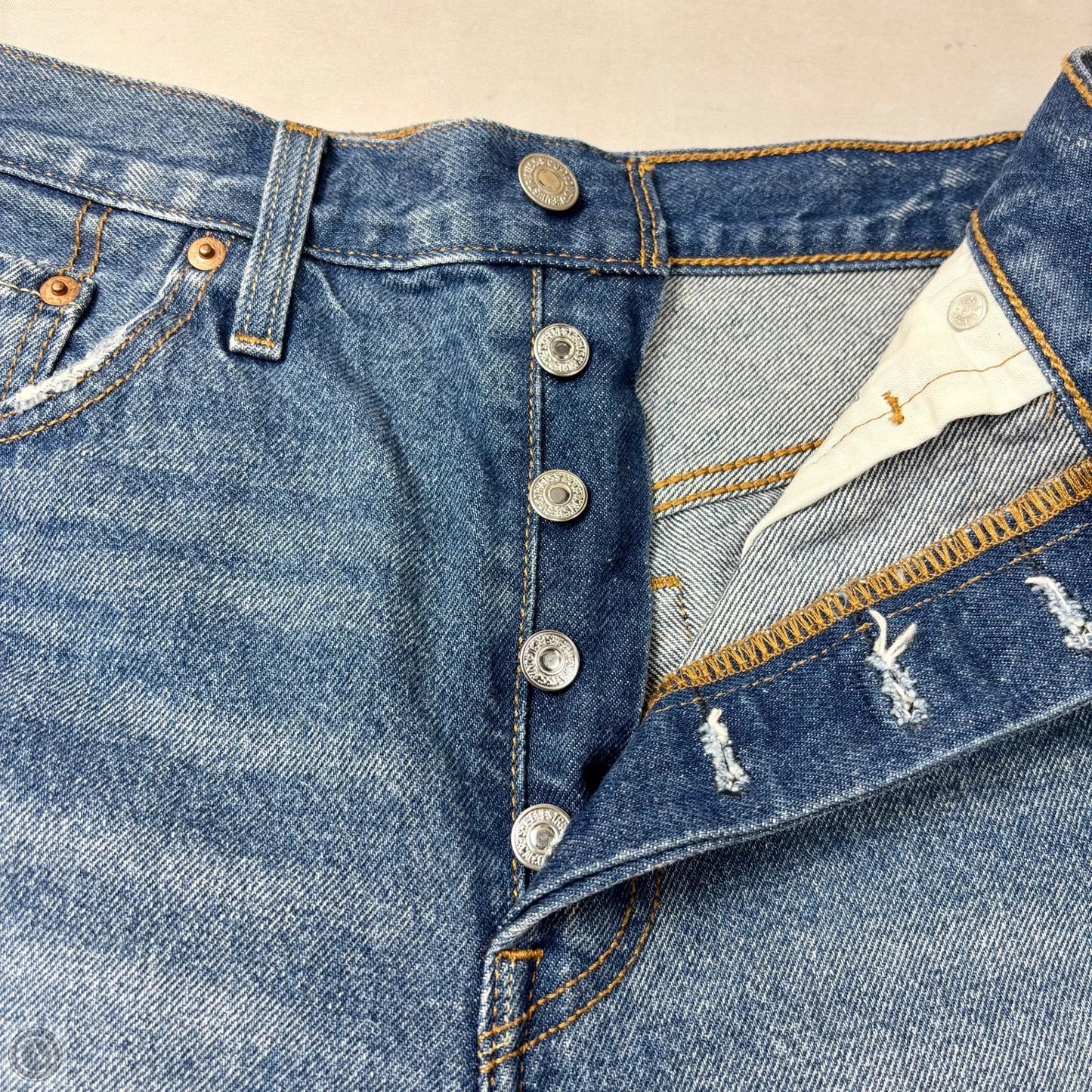 Shorts By Levis In Blue Denim, Size: 8