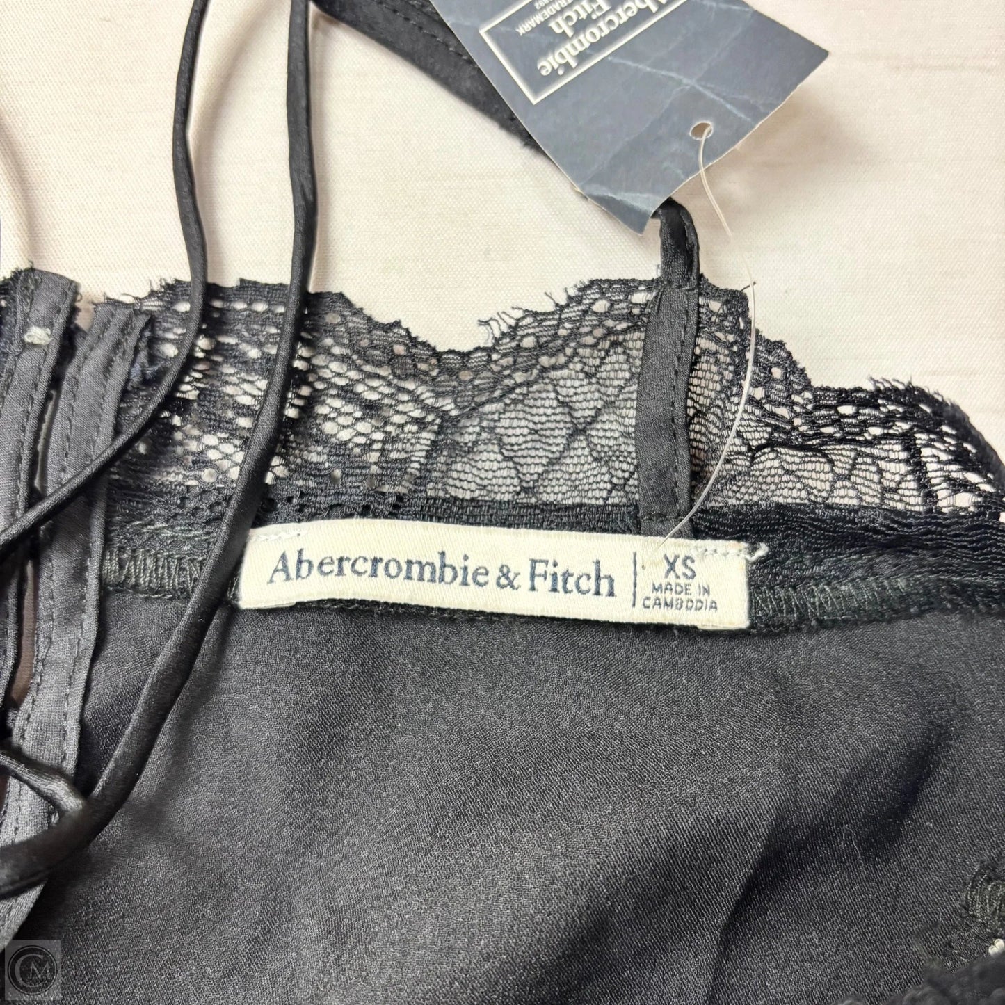 Top Sleeveless By Abercrombie And Fitch In Black, Size: Xs