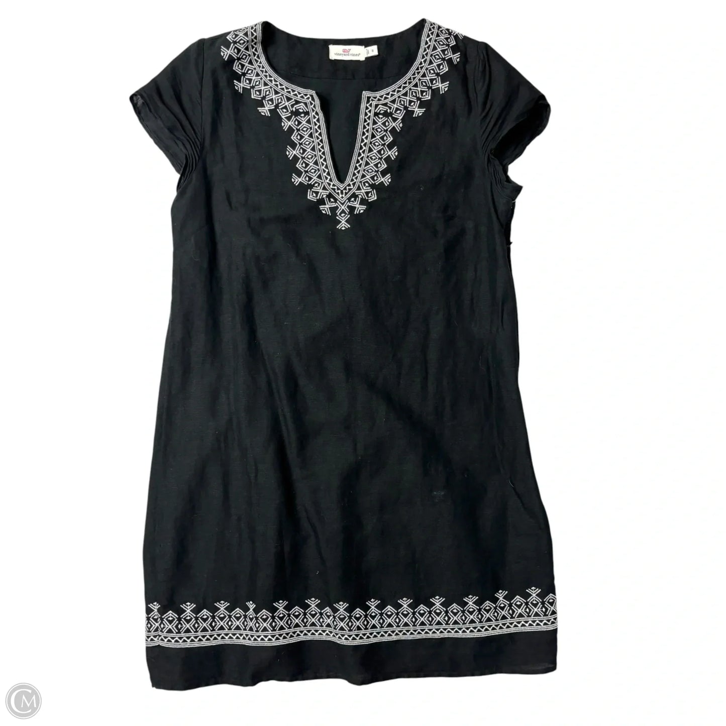 Dress Casual Short By Vineyard Vines In Black, Size: M