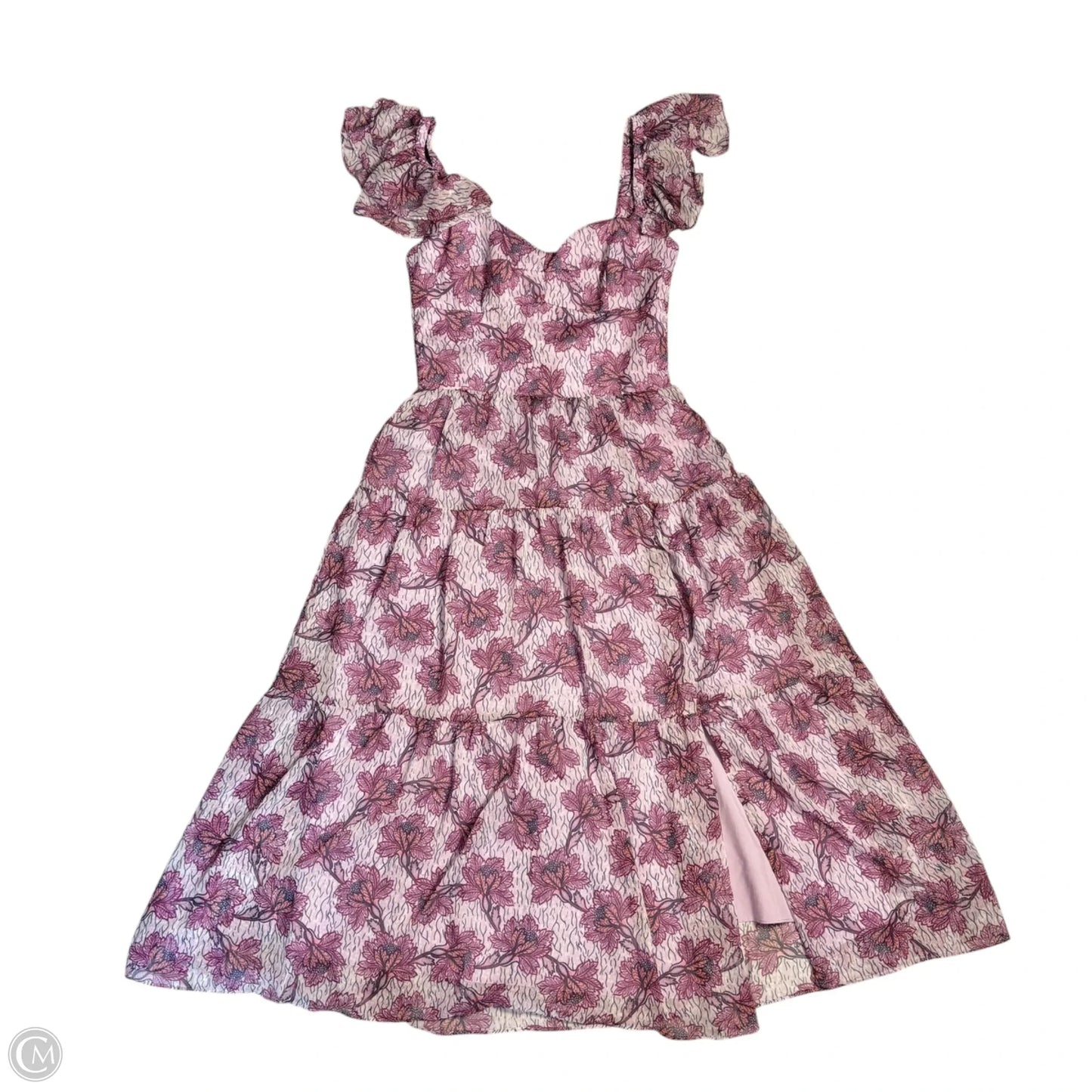 Dress Casual Midi By Amanda Uprichard In Floral Print, Size: Xs