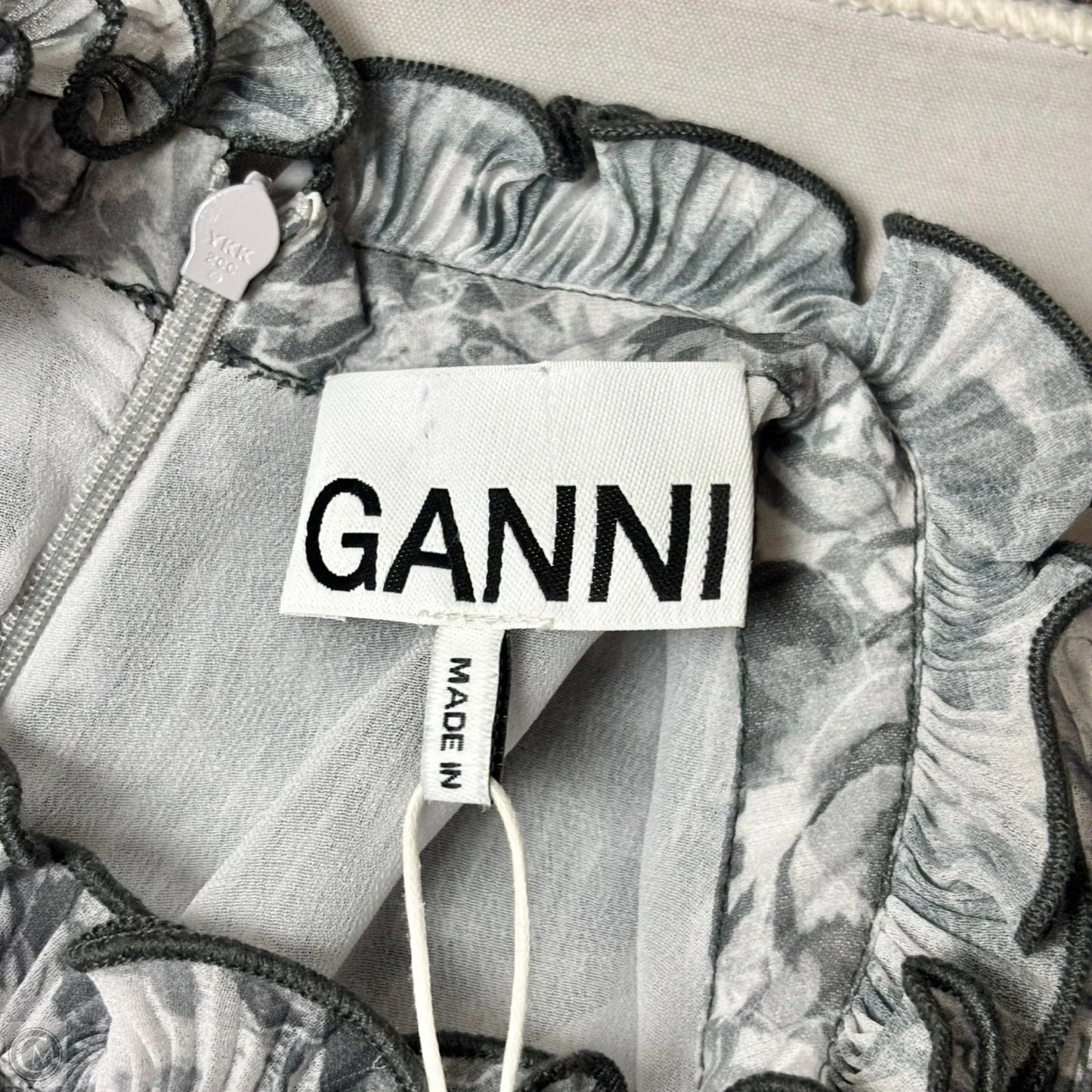 Dress Casual Midi By Ganni In Floral Print, Size: S