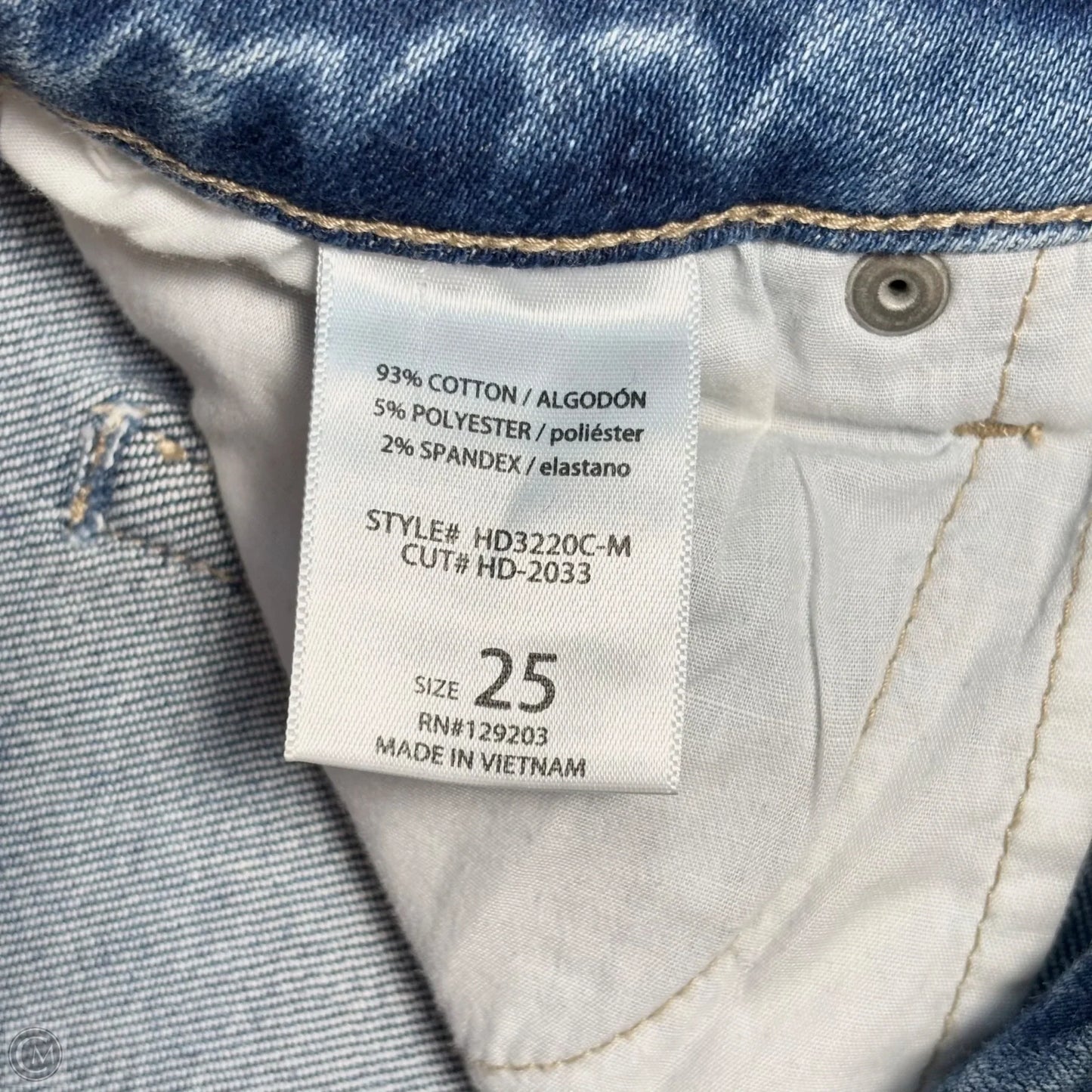 Jeans Boot Cut By Hidden In Blue Denim, Size: 2