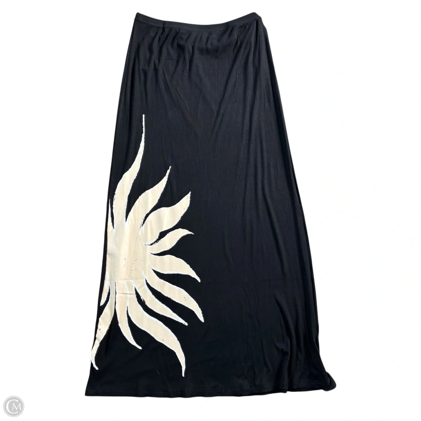 Skirt Maxi By Never Fully Dressed In Black & Tan, Size: M