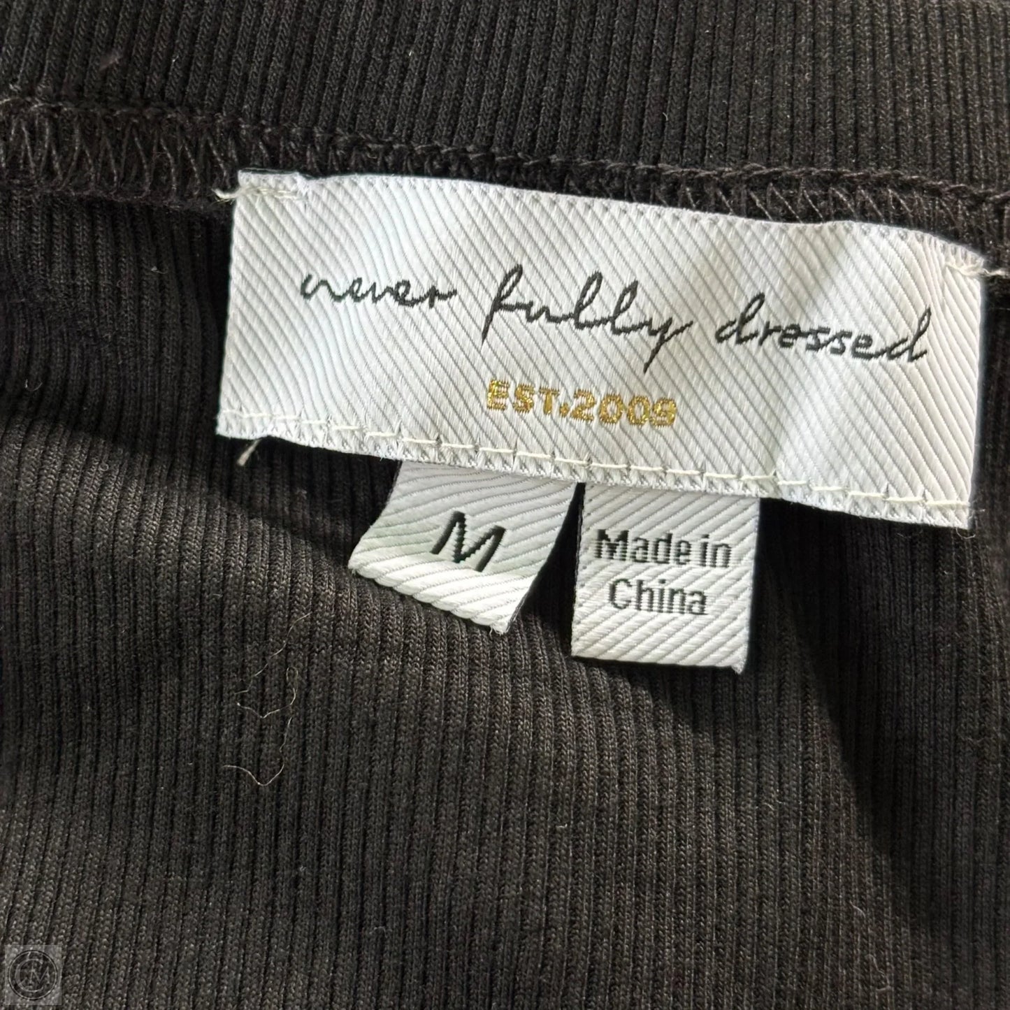 Skirt Maxi By Never Fully Dressed In Black & Tan, Size: M