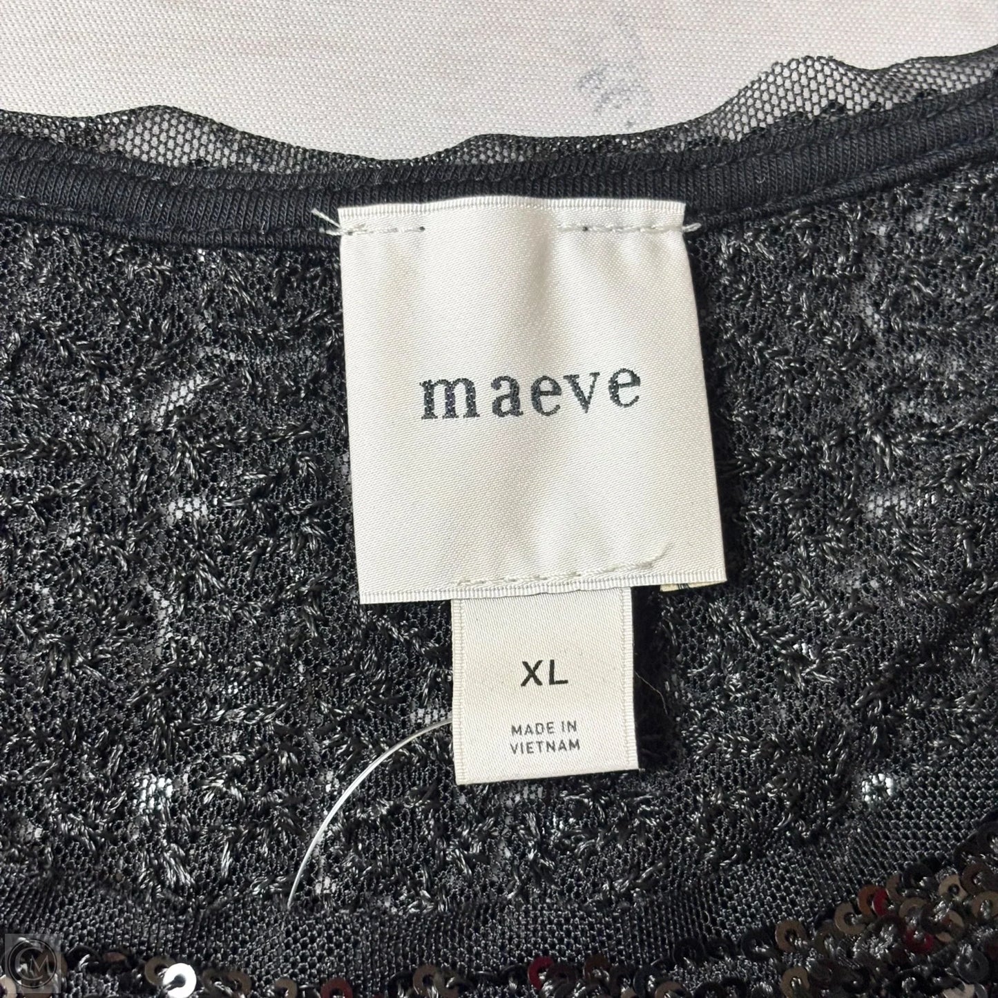 Top Short Sleeve By Maeve In Black, Size: Xl