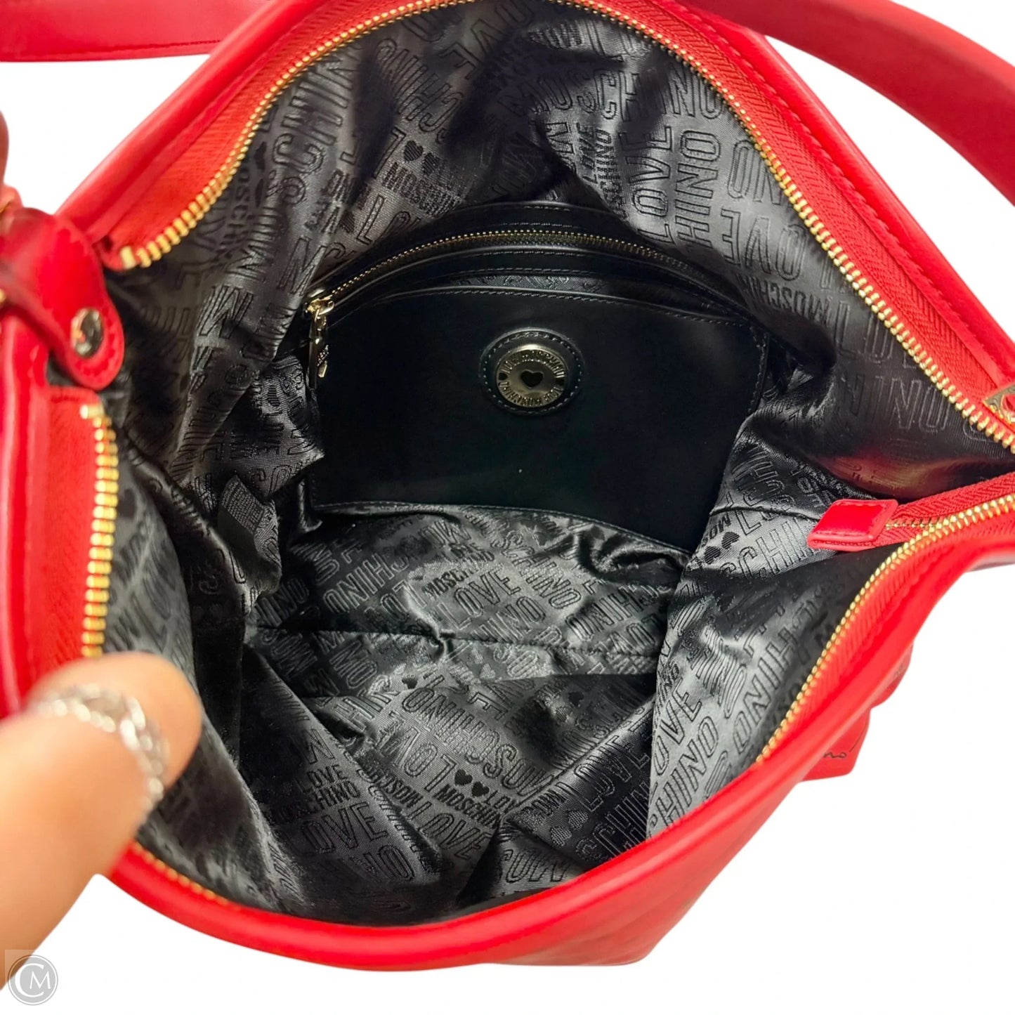 Handbag By Love Moschino, Size: Medium