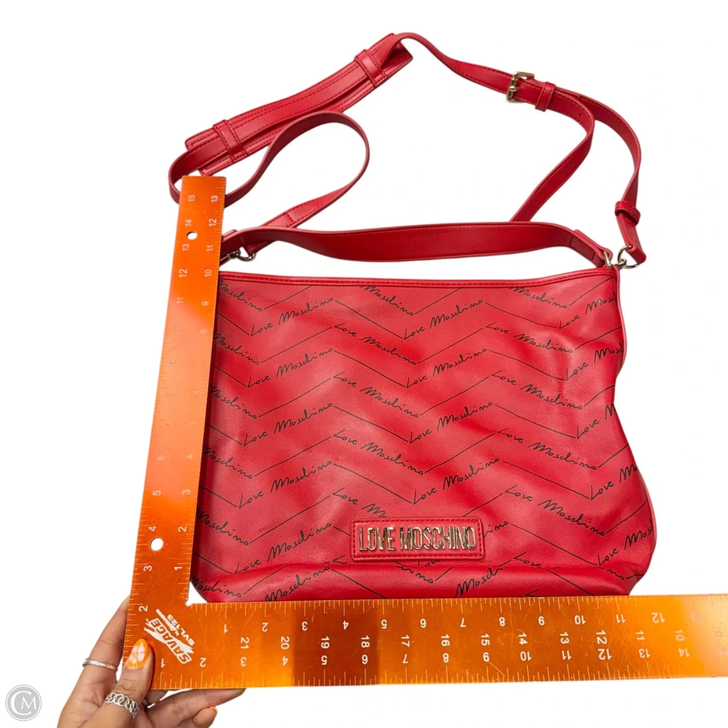Handbag By Love Moschino, Size: Medium