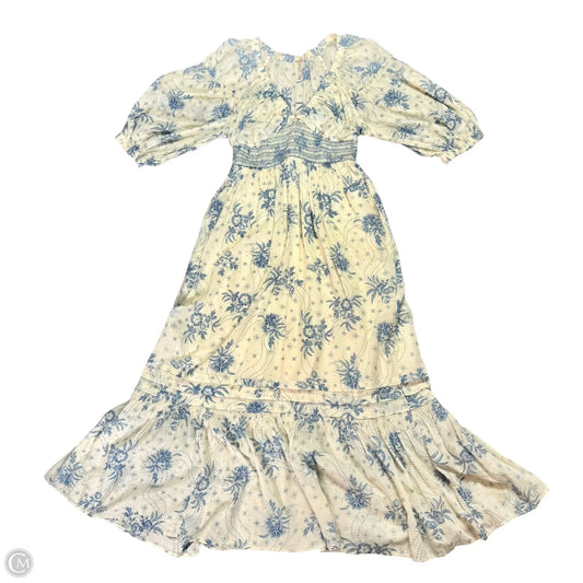 Dress Casual Maxi By Free People In Floral Print, Size: M