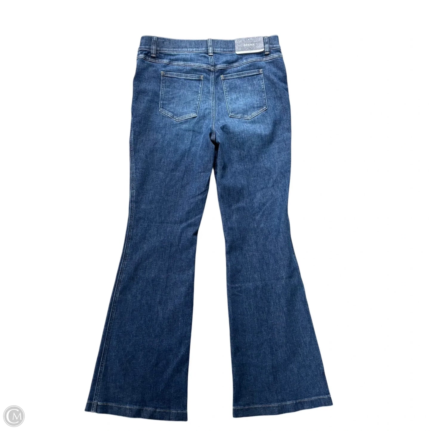 Jeans Flared By Spanx In Blue Denim, Size: Xl