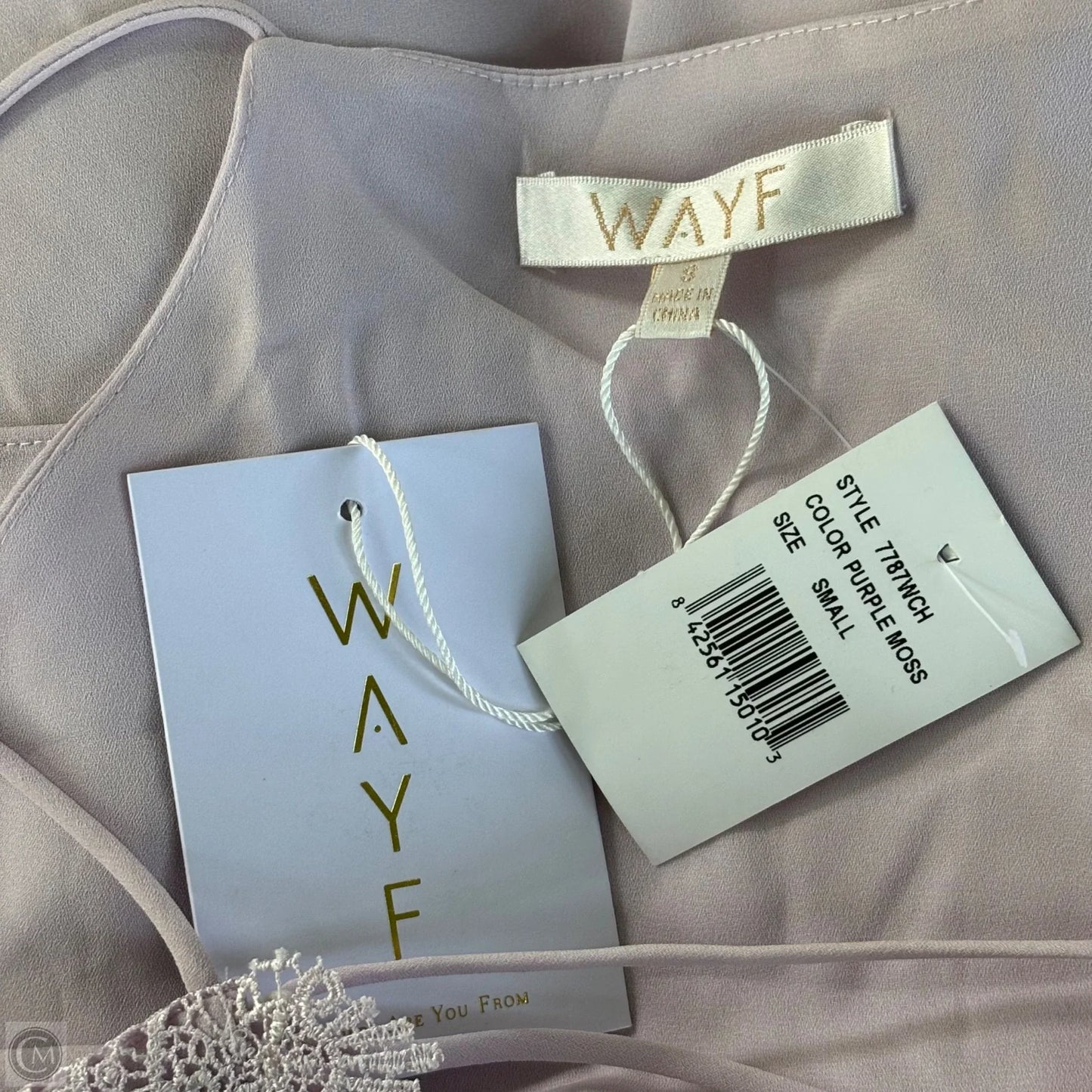Top Sleeveless By Wayf In Purple, Size: S