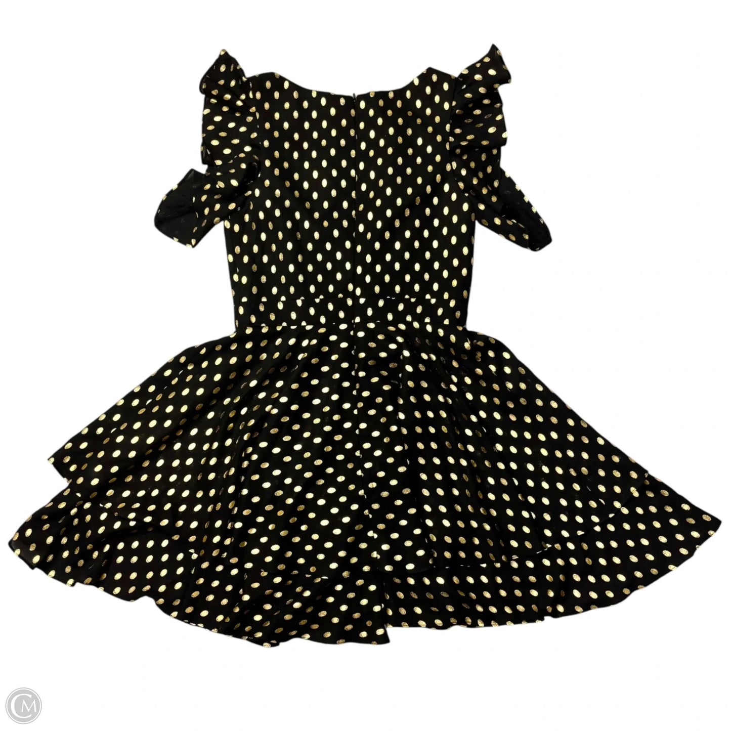 Dress Casual Short By Ieena for Macduggal In Polkadot Pattern, Size: S
