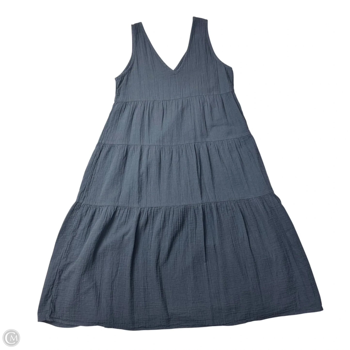 Dress Casual Maxi By Quince In Navy, Size: Xl