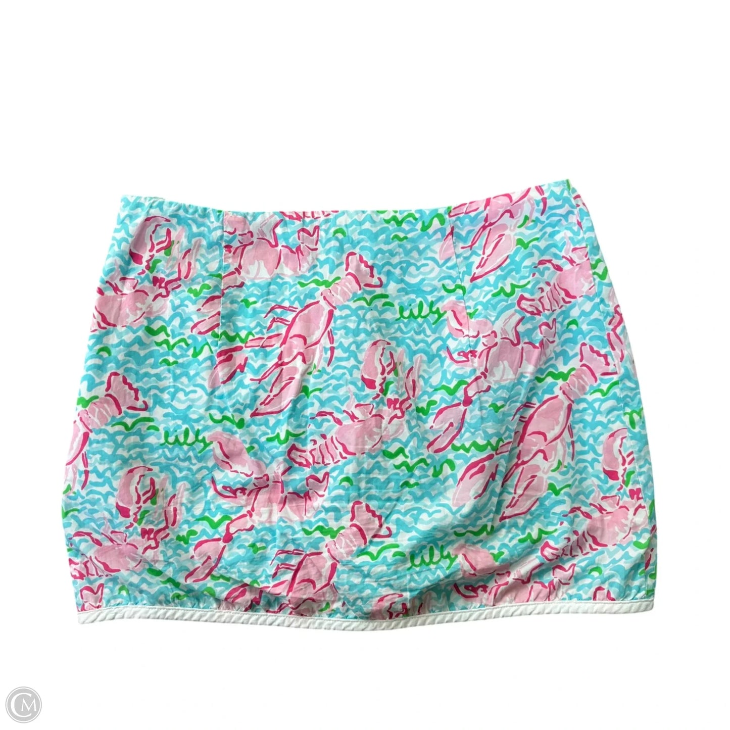 Skort Designer By Lilly Pulitzer In Blue & Pink, Size: 0