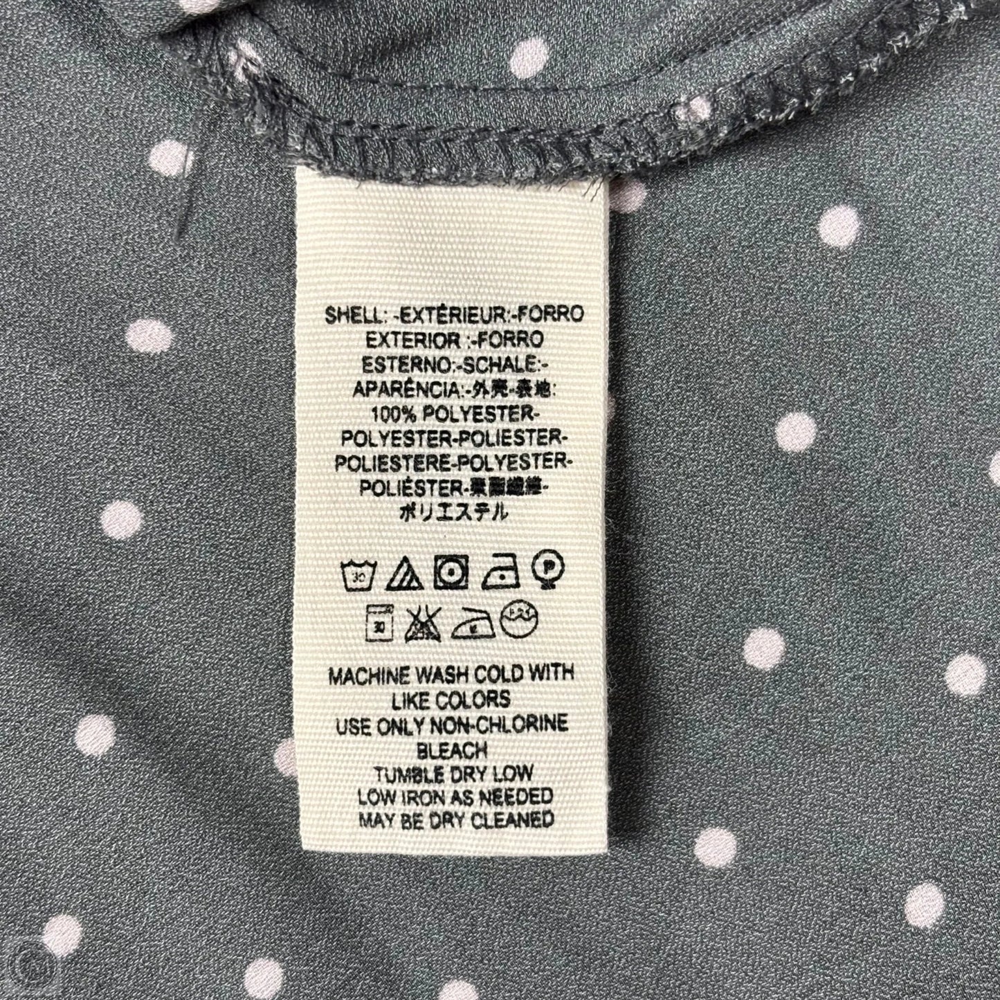 Top Long Sleeve By Free People In Polkadot Pattern, Size: M