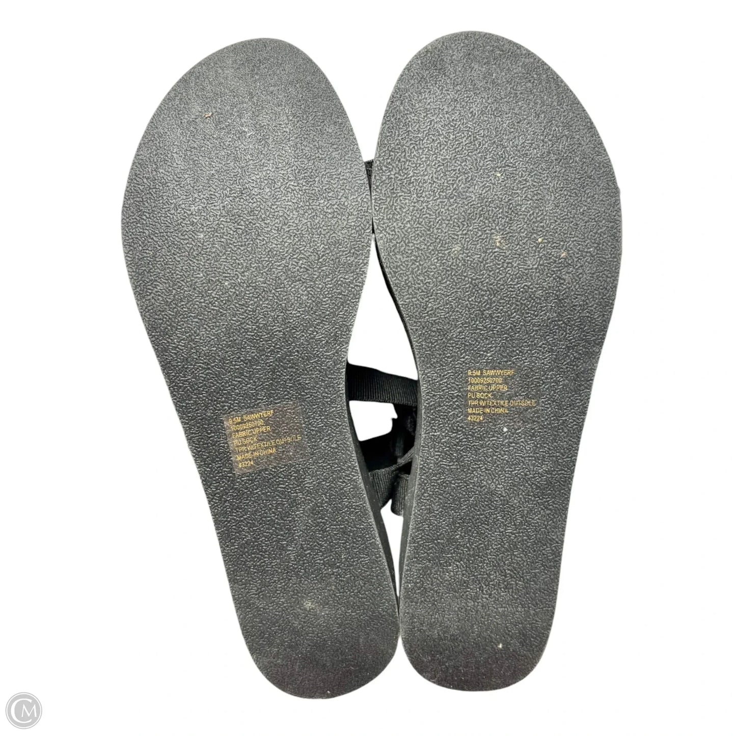 Sandals Heels Platform By Wild Pair In Black, Size: 9.5