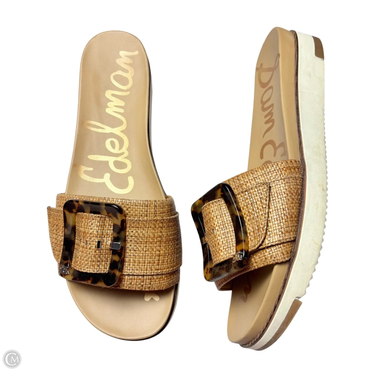 Sandals Flats By Sam Edelman In Brown, Size: 12