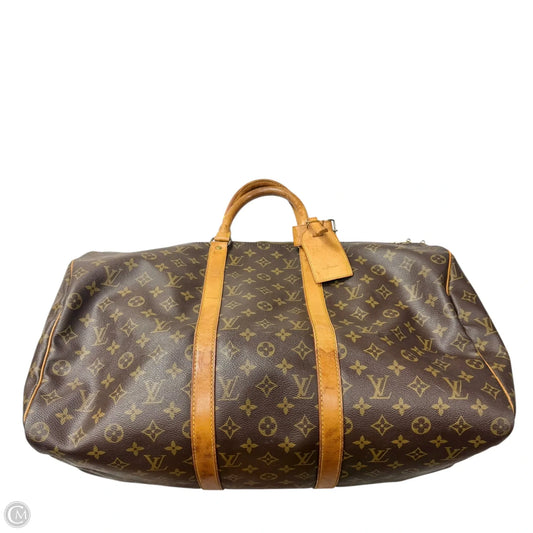 Duffle And Weekender Luxury Designer By Louis Vuitton, Size: Medium