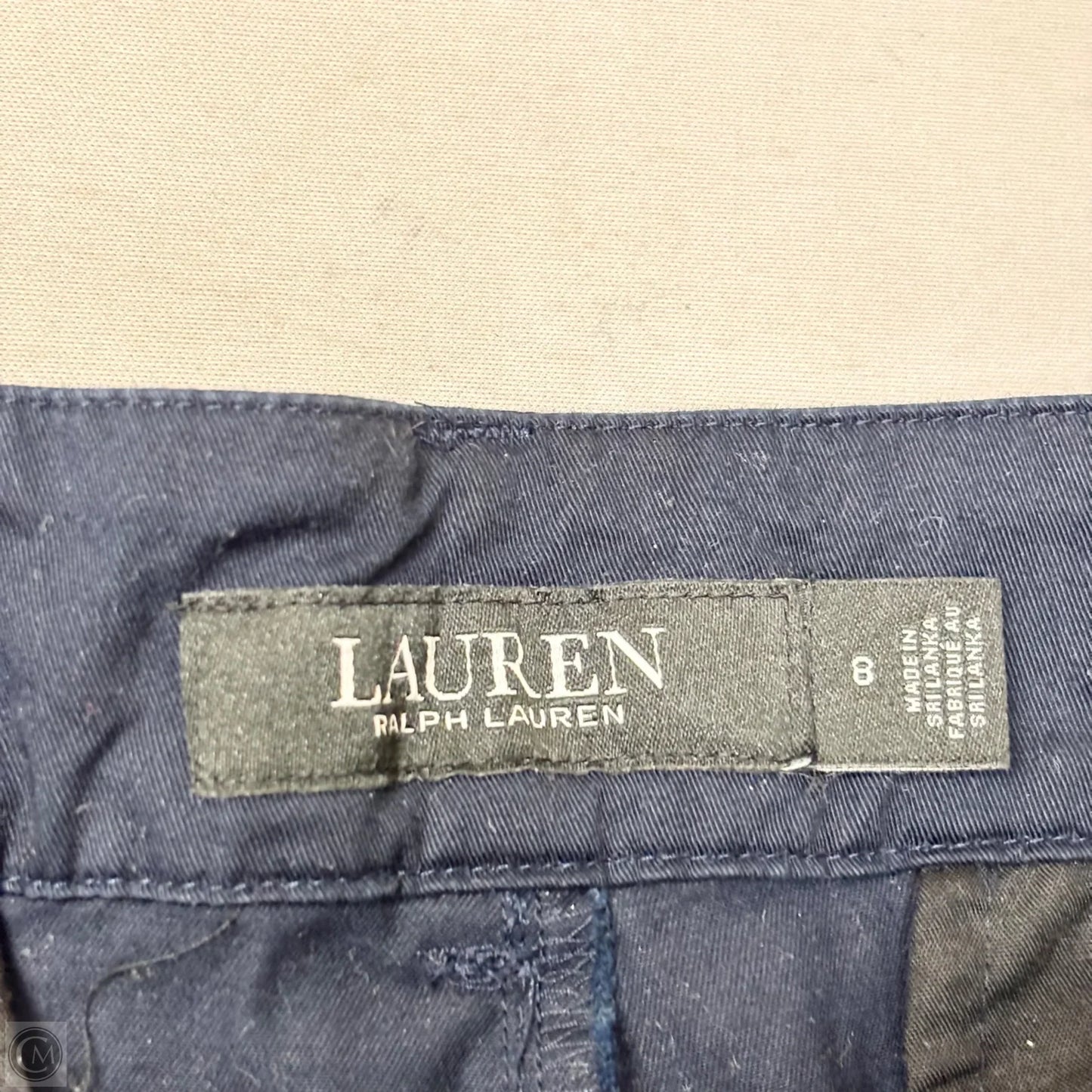 Pants Wide Leg By Lauren By Ralph Lauren In Navy, Size: 8