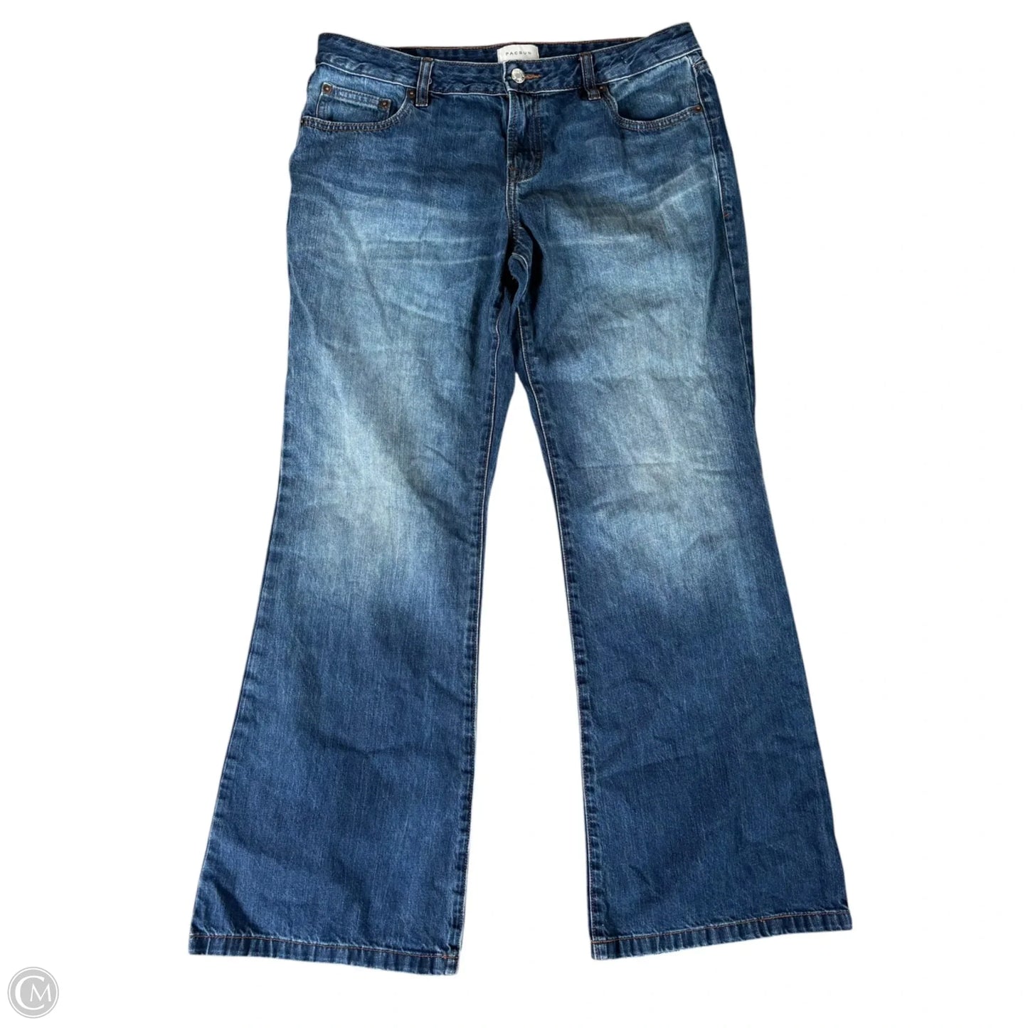 Jeans Boot Cut By Pacsun In Blue Denim, Size: 10