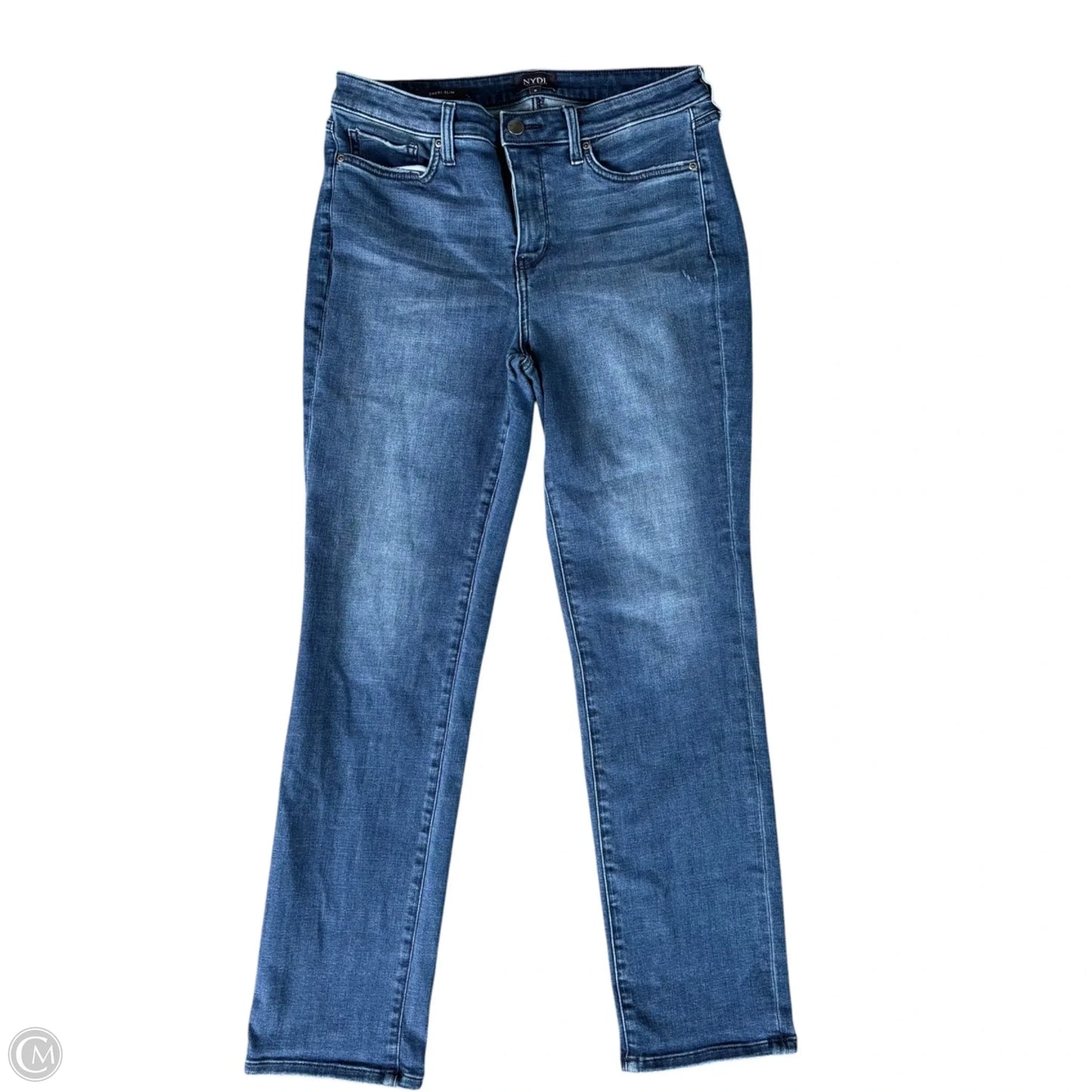 Jeans Straight By Not Your Daughters Jeans In Blue Denim, Size: 8