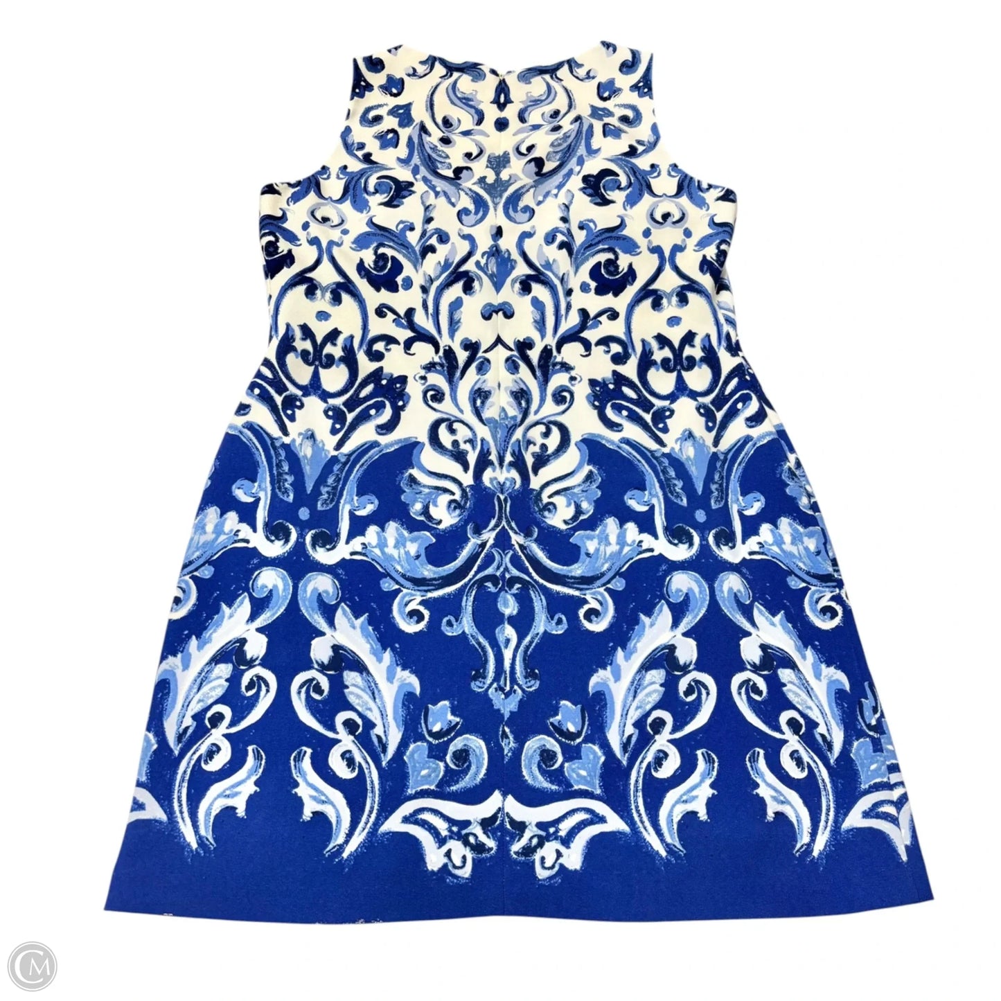Dress Casual Short By Lauren By Ralph Lauren In Blue & White, Size: Lp