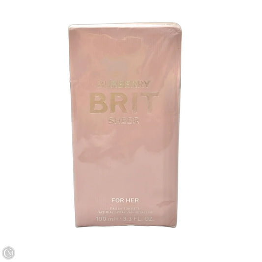 Fragrance Luxury Designer By Burberry