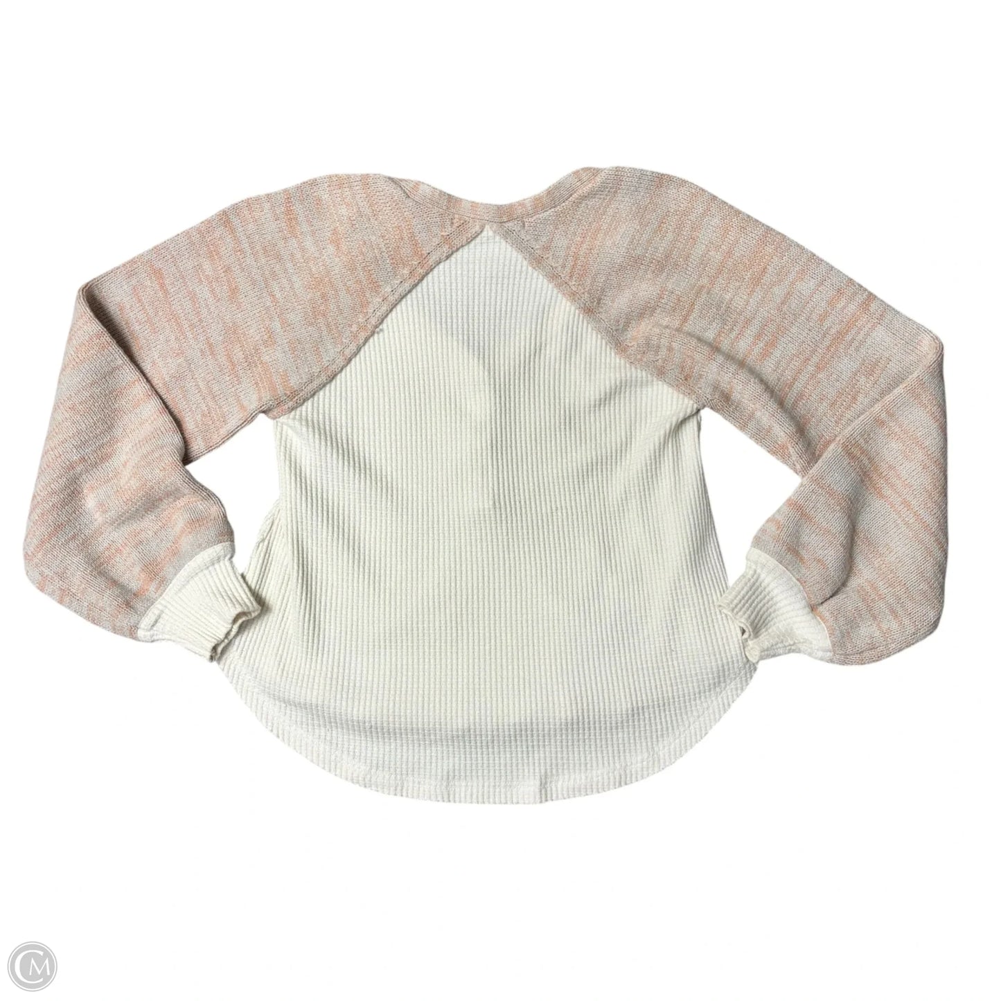 Top Long Sleeve By We The Free In Cream, Size: Xs