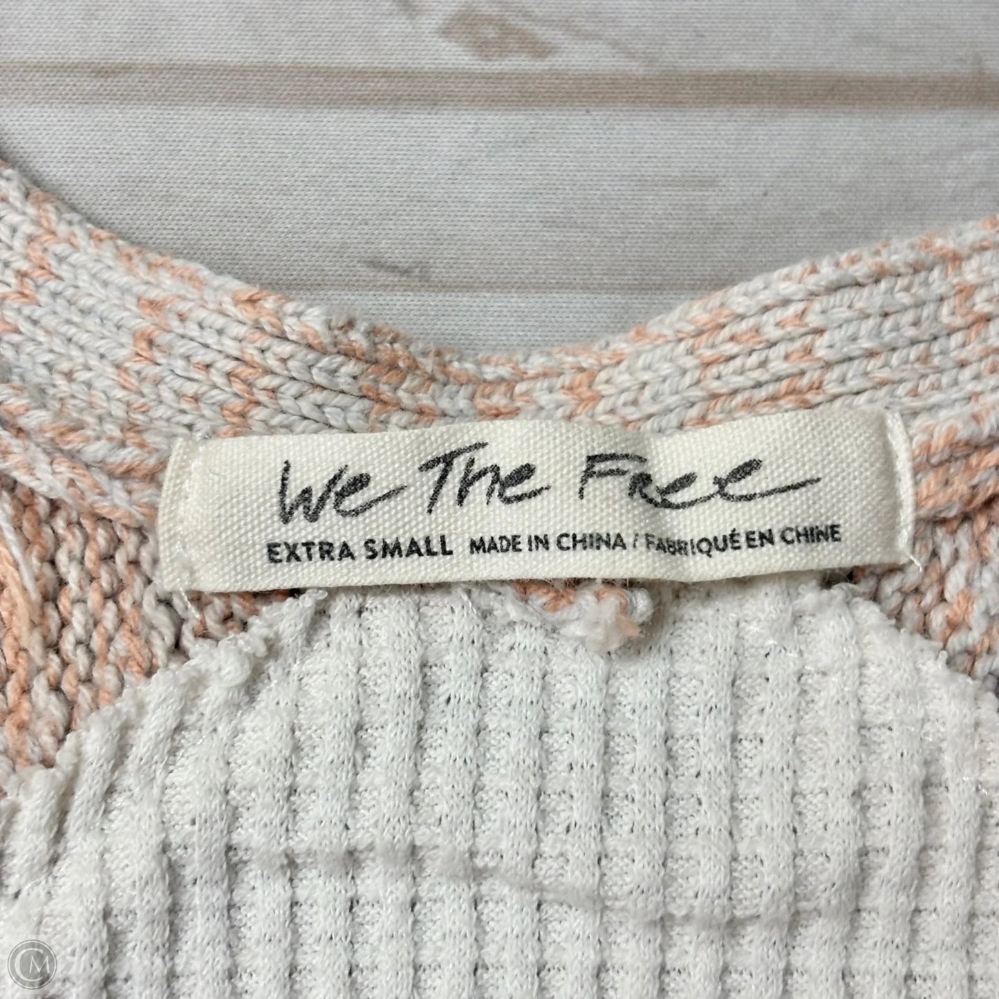 Top Long Sleeve By We The Free In Cream, Size: Xs