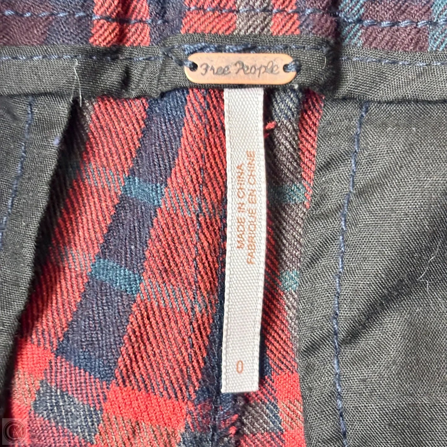 Pants Other By Free People In Plaid Pattern, Size: 0