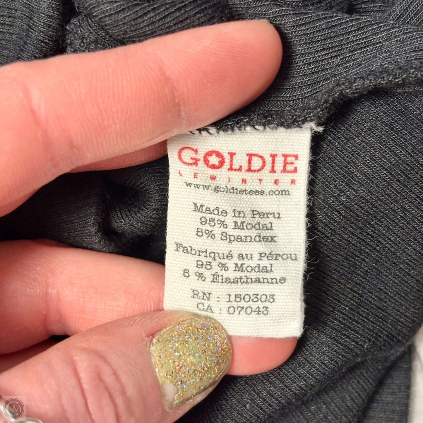 Top Long Sleeve By Goldie Lewinter In Black, Size: Xs
