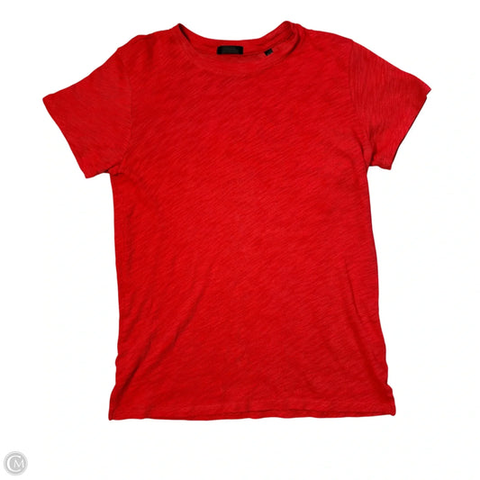 Top Short Sleeve Basic By Atm In Red, Size: Xs