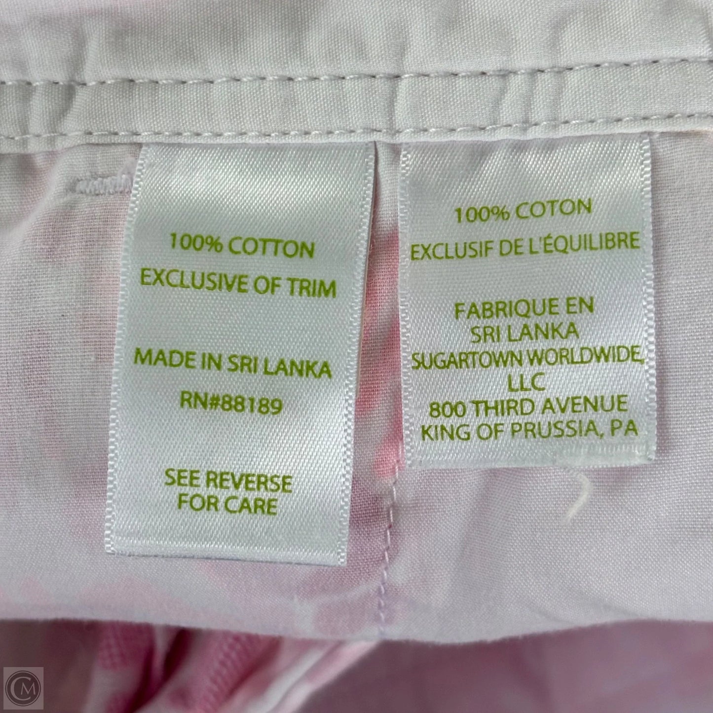 Shorts Designer By Lilly Pulitzer In Purple & White, Size: 4