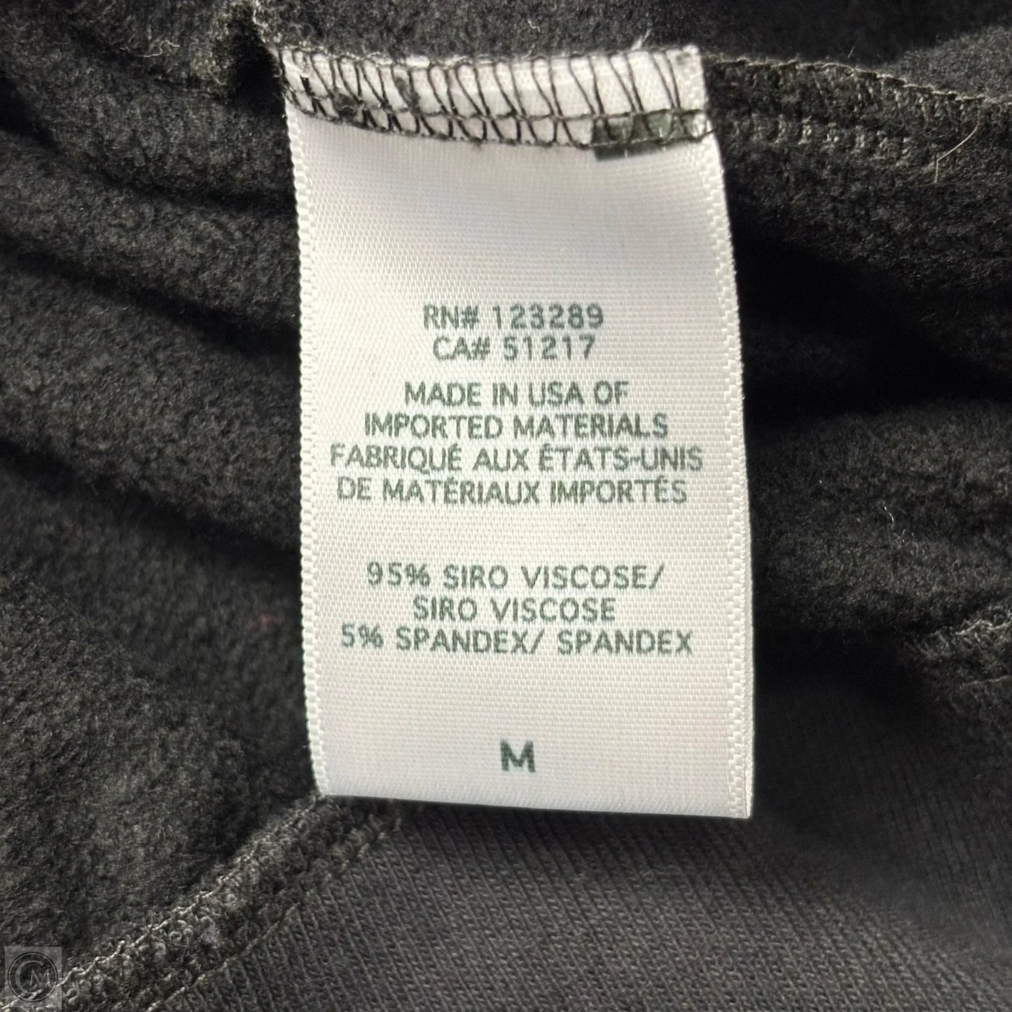 Sweatshirt Hoodie By Lauren Moshi In Black, Size: M