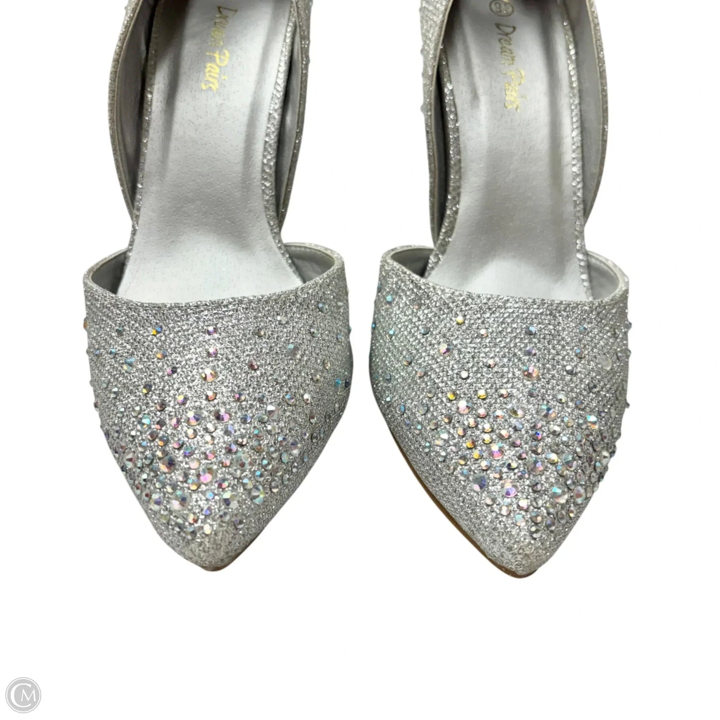 Shoes Heels Stiletto By Dream Pairs In Silver, Size: 9.5