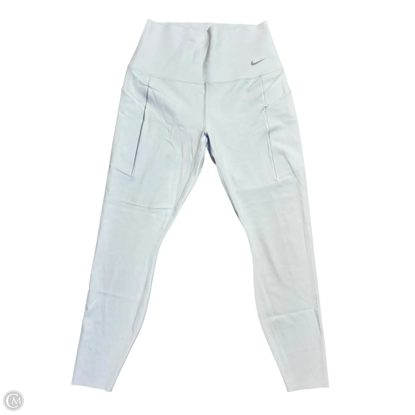 Athletic Leggings By Nike Apparel In Blue, Size: M
