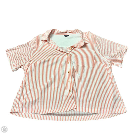 Top Short Sleeve By Torrid In Striped Pattern, Size: 2x