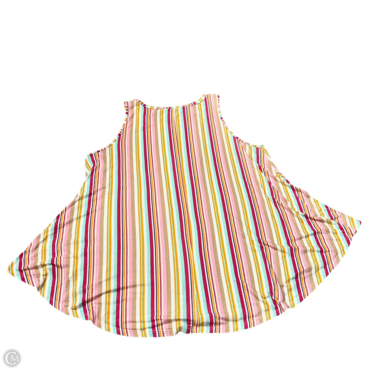 Top Sleeveless By Lane Bryant In Striped Pattern, Size: 2x