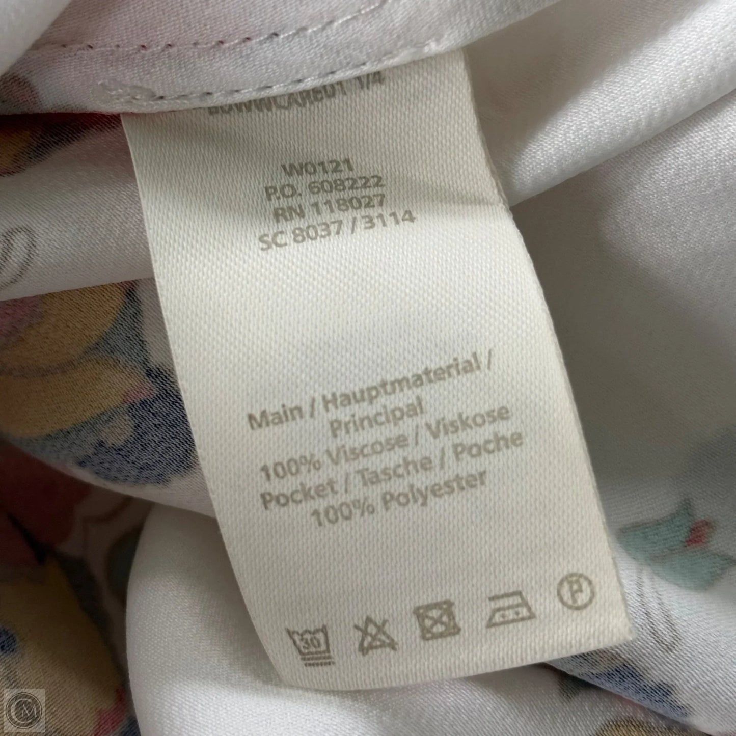 Dress Casual Midi By Boden In Floral Print, Size: L