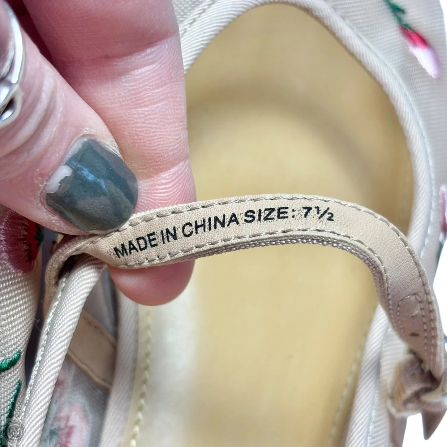 Shoes Flats By J. Crew In Floral Print, Size: 7.5