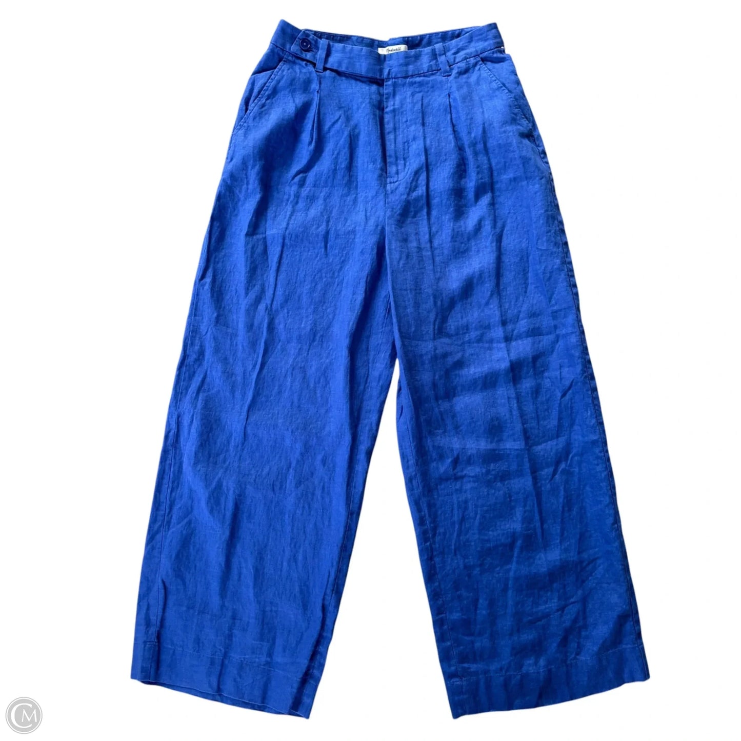 Pants Linen By Madewell In Blue, Size: 8